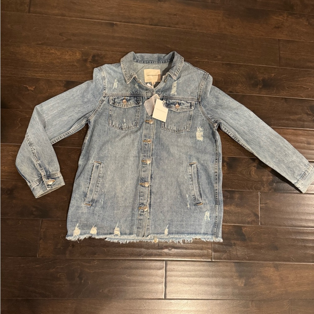 NWT Thread & Supply Denim Jacket